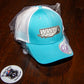 WWPTV Blue/White Patch Pony Tail Hat