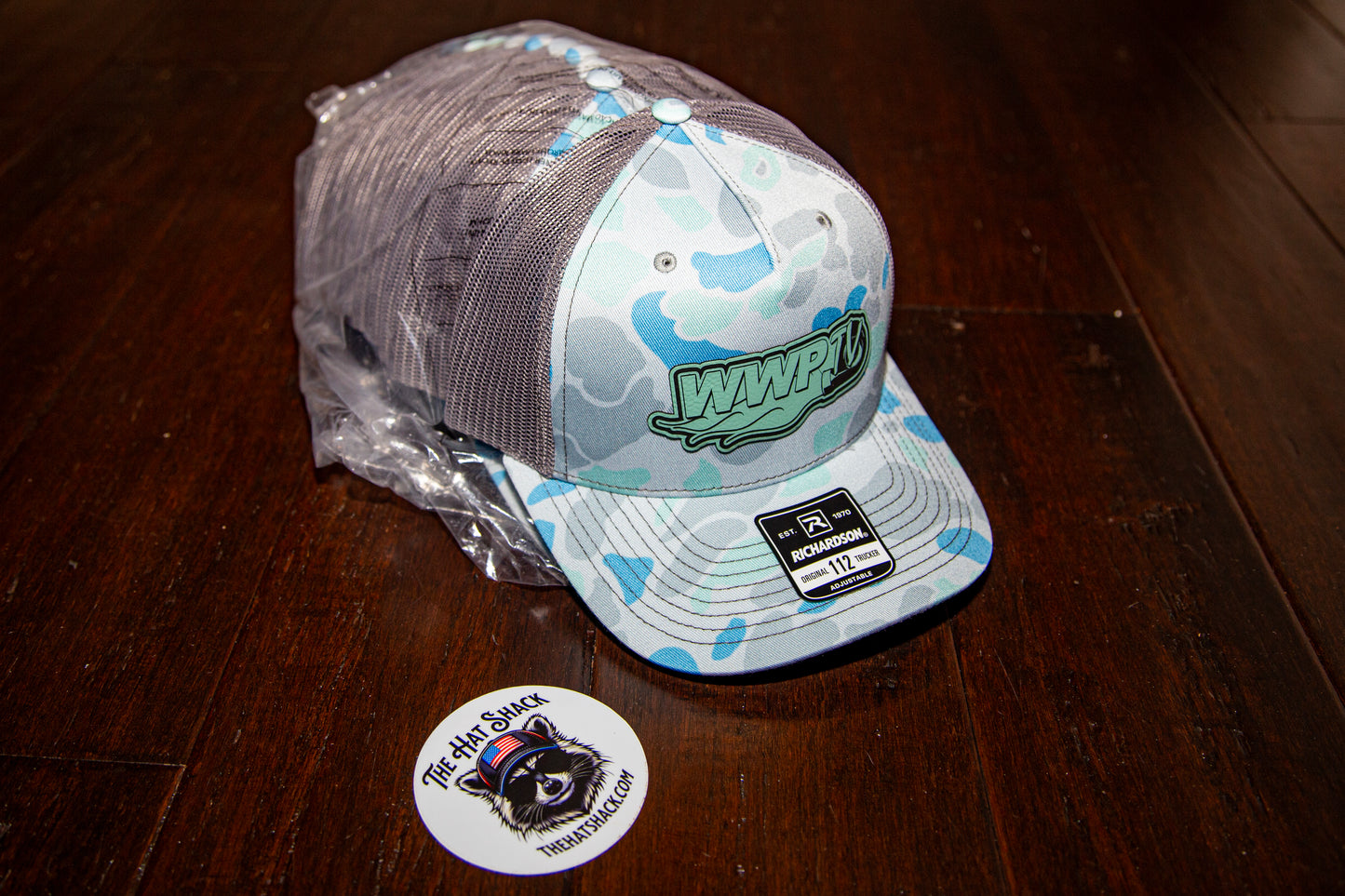 WWPTV Fishing Camo Patch Hat