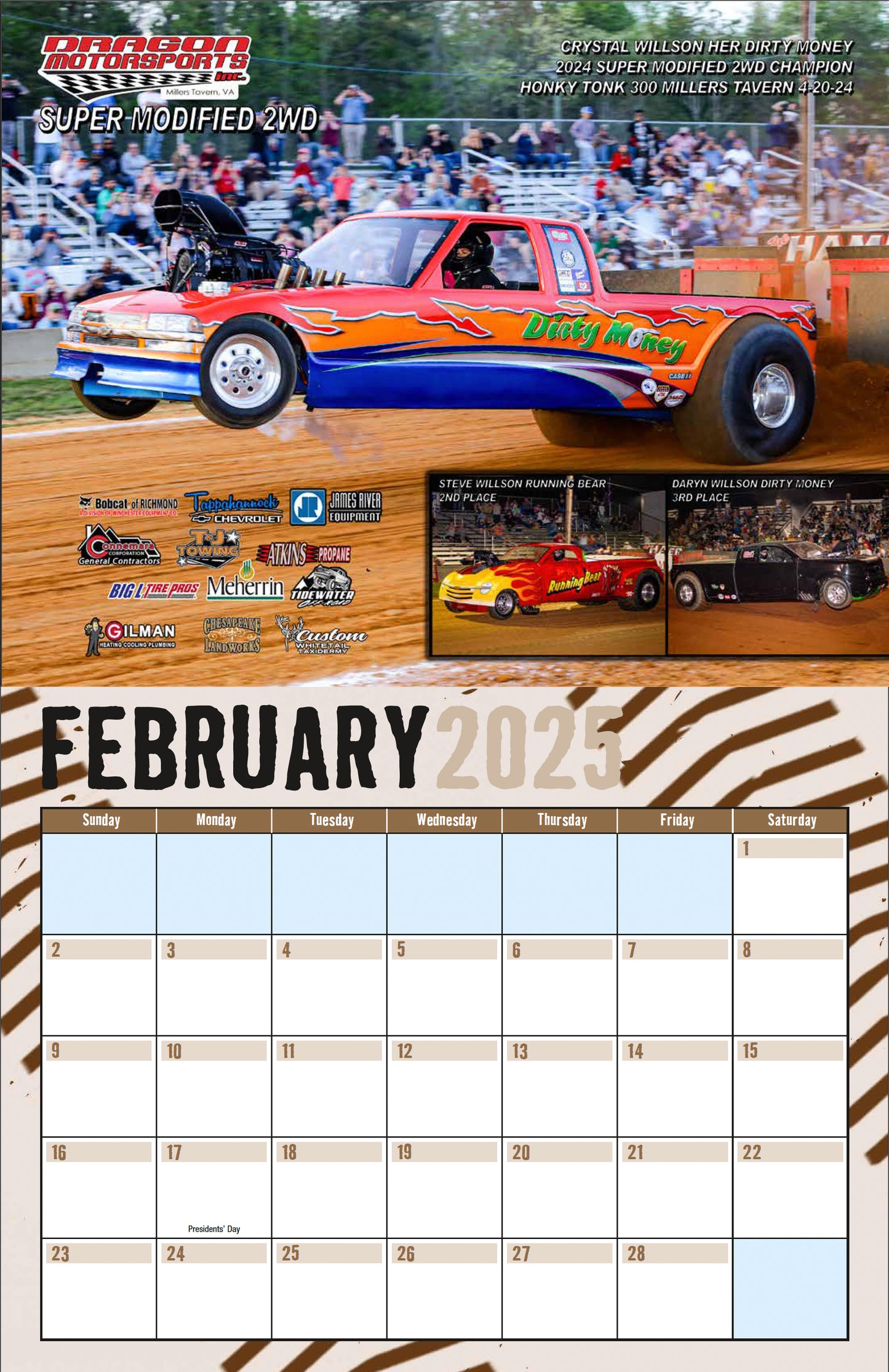 2025 Dragon Motorsports Calendar